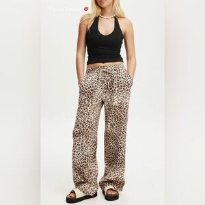 COTTON ON ‘HAVEN WIDE LEG PANTS’ IN LEOPARD